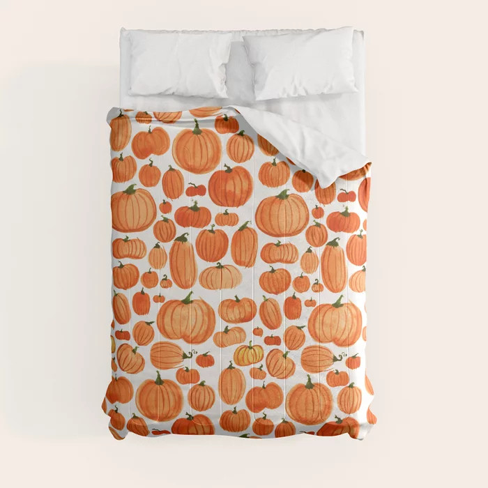 Pumpkins Comforter | Society6