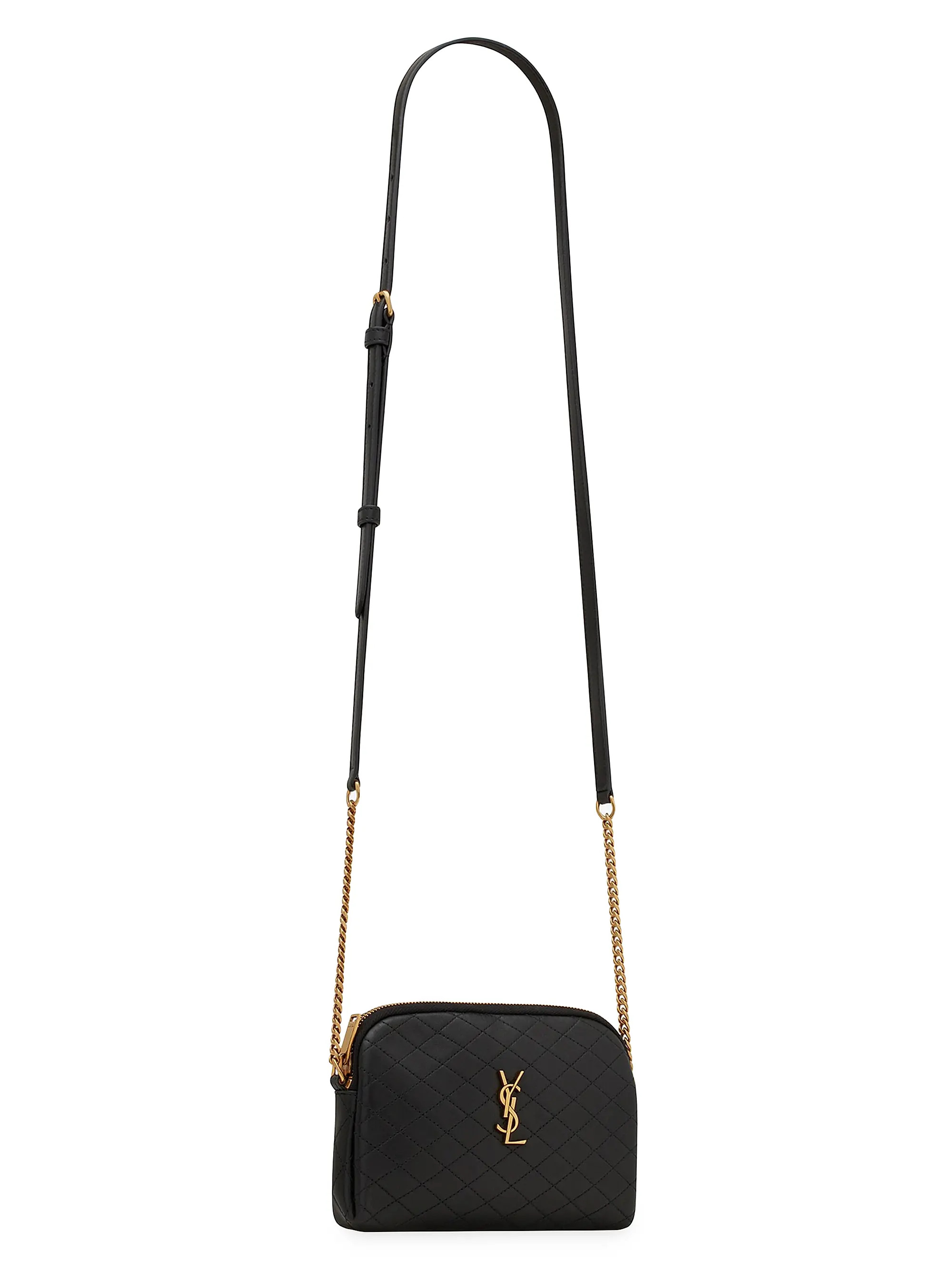 Gaby Zipped Pouch in Quilted Lambskin | Saks Fifth Avenue