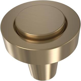 Liberty Modern Brace 1-5/32 in. (29 mm) Champagne Bronze Cabinet Knob P45956C-CZ-C - The Home Dep... | The Home Depot