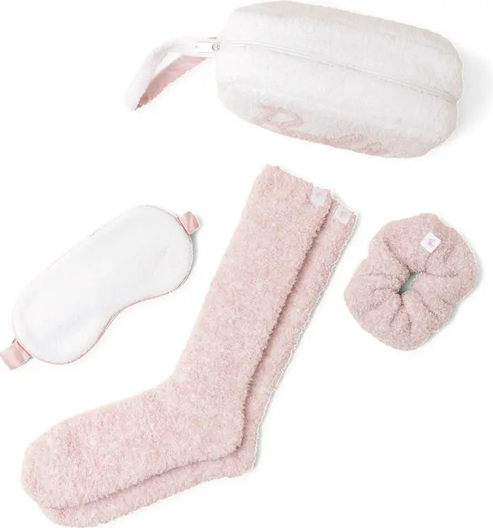 Barbie® CozyChic™ Eye Mask, Socks, Scrunchie & Travel Bag Set | Nordstrom