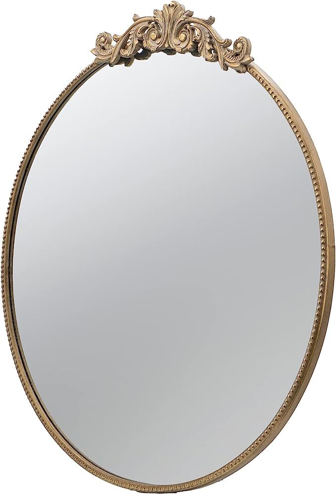 A&B Home Circle,36"x39" Large Wall Mounted Mirrors with Round Gold Metal Frame for Bathroom Bedro... | Amazon (US)