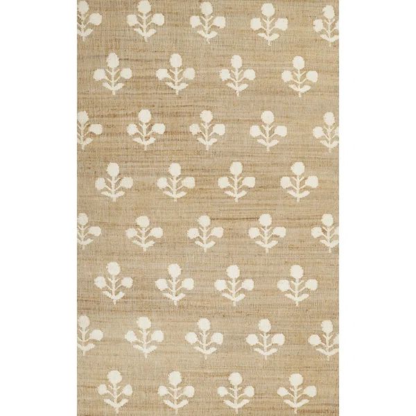 Erin Gates by Momeni Orchard Bloom Natural Hand Woven Wool and Jute Area Rug | Wayfair North America
