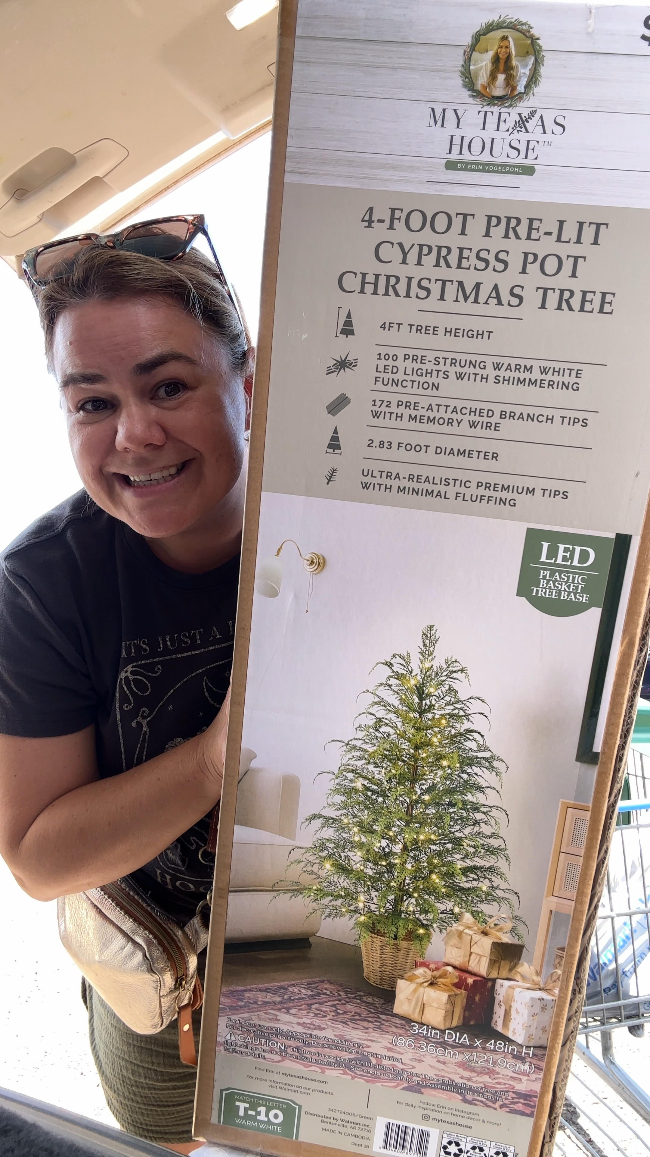 My Texas House 4’ prelit cypress Christmas Tree 🌲
Run, don’t walk to your local Walmart and see if they are in stock at your store!


#LTKSeasonal #LTKHome