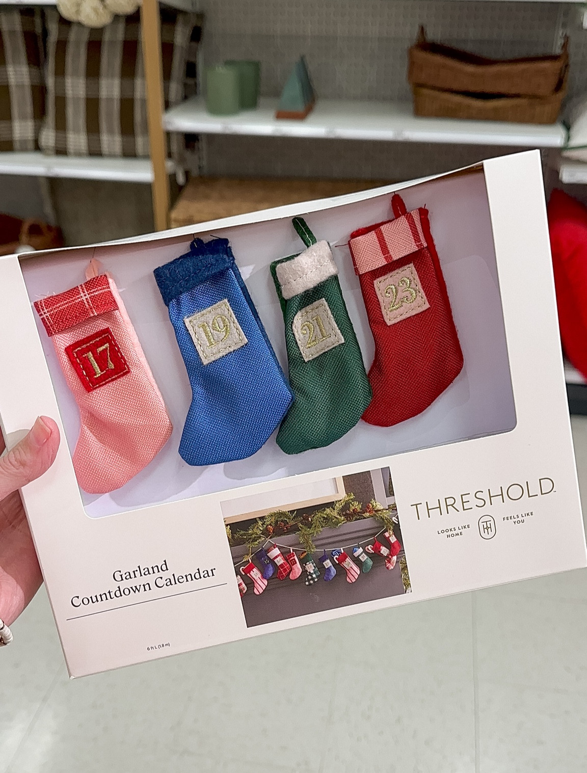 Garland calendar Countdown 
Christmas
Target decor 

#LTKHolidaySale #LTKCyberWeek #LTKGiftGuide