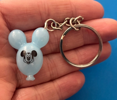 Super Cute Micro Mini Mickey Mouse Balloon Keychain - Blue | eBay US