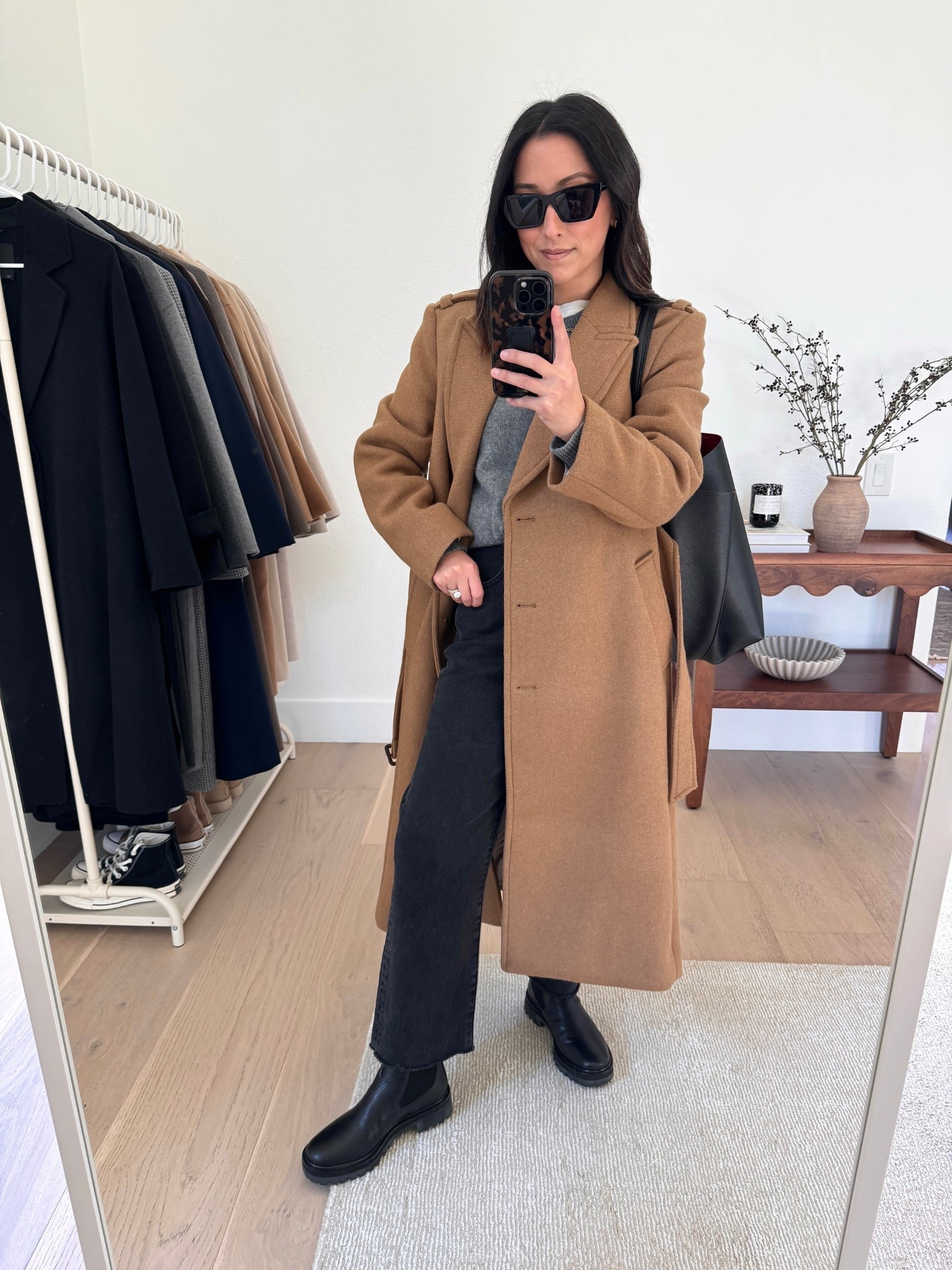 Reformation Katerina boots styled multiple ways. 

J.Crew coat xs (old)
Everlane box cut tee medium
Aritzia cashmere sweater xs
Madewell 90's jeans 25, cut hems - style is old, linked similar
Reformation Katerina Boots 5.5
Mansur Gavriel tote
YSL Sunglasses

Petite style, winter outfits, winter style, winter boots 

#LTKPetite #LTKootd #LTKSeasonal