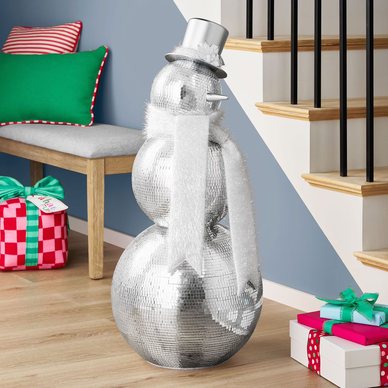 Member's Mark 36" Mirror Disco Snowman | Sam's Club