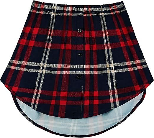 OBBUE Women's Mini Adjustable Shirt Extender Removable Layering Half Length Underskirt with Butto... | Amazon (US)