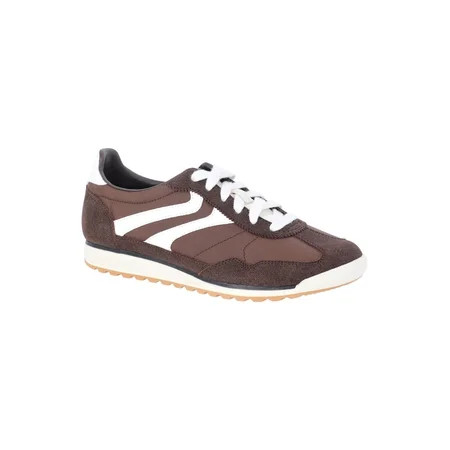 No Boundaries Retro Lace-Up Sneakers, Women’s | Walmart (US)