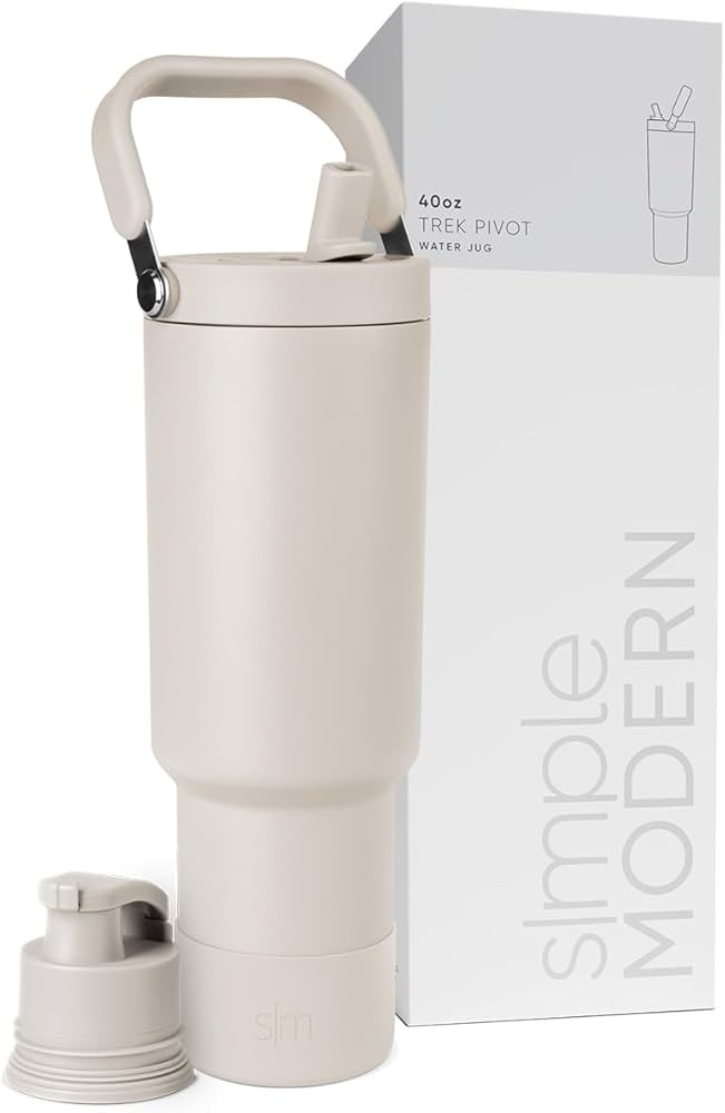 Simple Modern Trek Pivot | 40oz Flip Straw Tumbler with Handle | Water Bottle & Boot | Interchang... | Amazon (US)