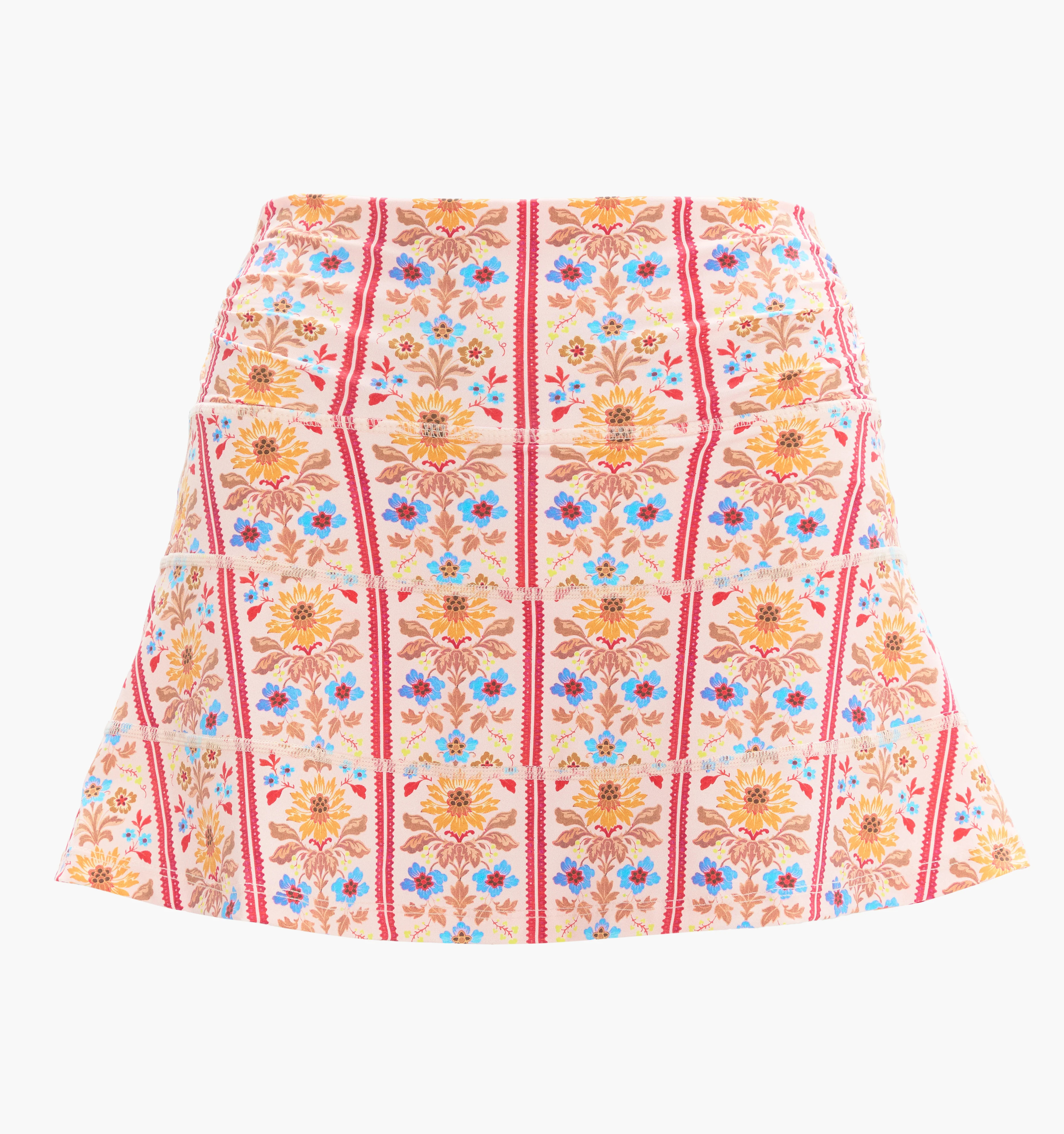 The Riley Pool Skirt | Pink Floral Block Stripe / XS | Hill House Home | Hill House Home US