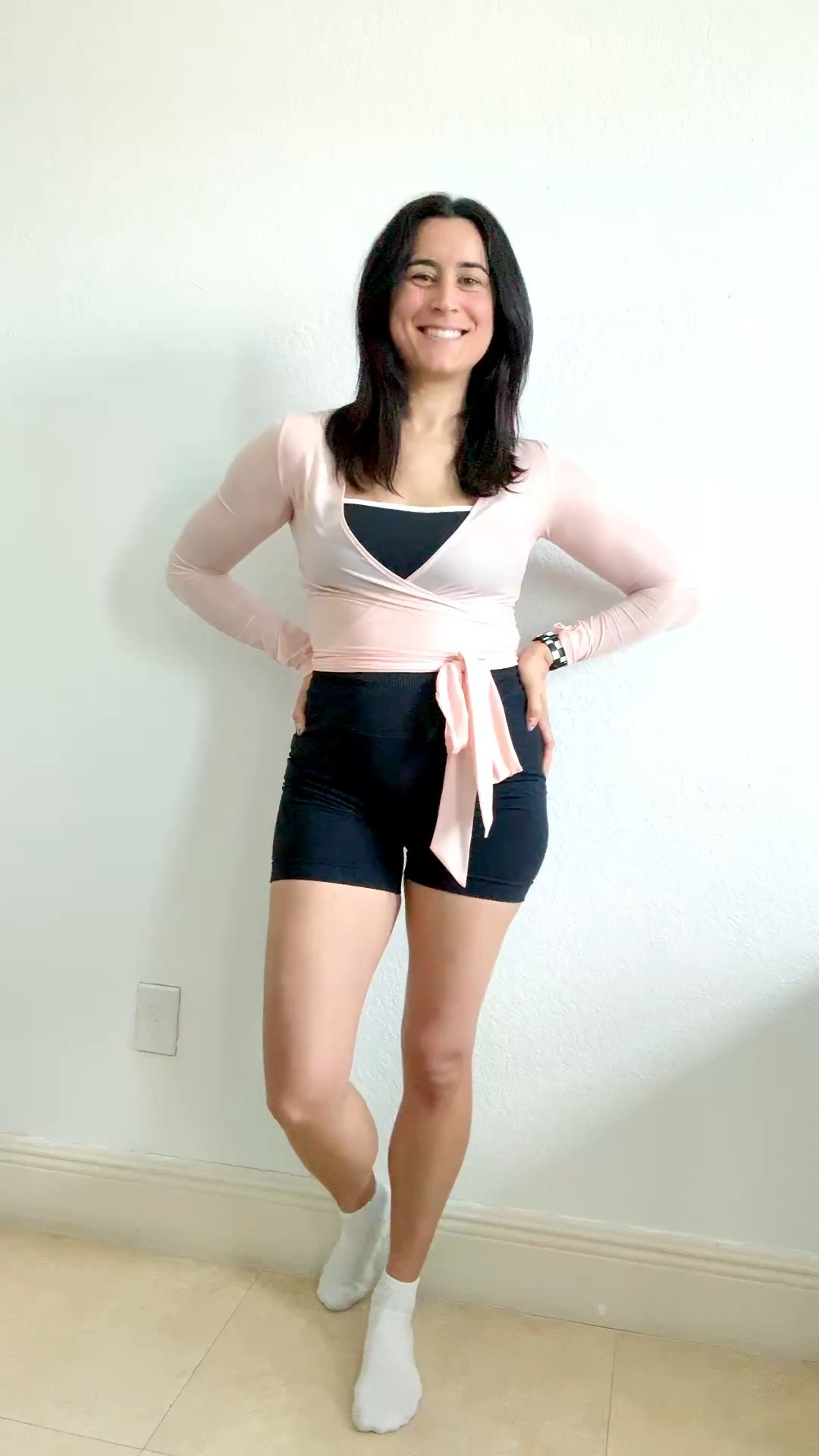 @Lucky Honey ballets mesh wrap for the win ✨ 

Very easy to put on & it takes your activewear to the next level 📈

I’ll share a quick video talking more about this wrap and tomorrow 🤍

Find more like this in my Wellness Edit collection & don’t forget to save for the next time you’re looking for new options for Pilates, barre, & more 🌟 

dance class outfit • dance outfit • mesh top • workout clothes • women’s workout outfit • workout outfit • exercise clothes • exercises outfit • Pilates outfit • barre outfit 

#LTKActive #LTKfitnessgoals #LTKootd