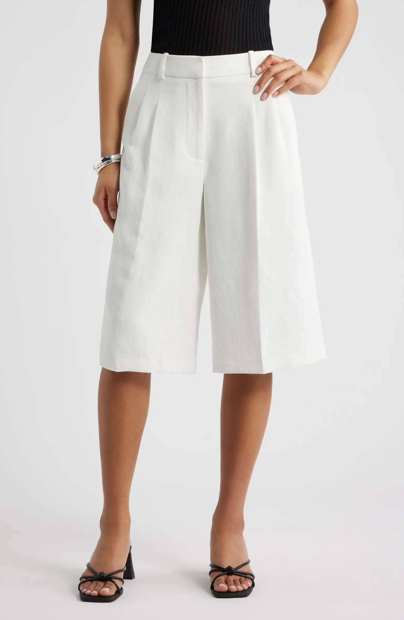 The Curator Crepe Culottes | Nordstrom