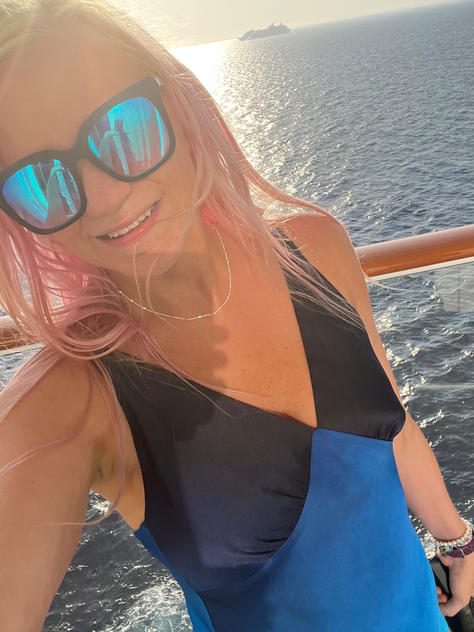 Wedding guest look for my sisters cruise wedding ! 
#wedding #weddingguest #vacation #fancy #dress #cruise #diff #ltkstyle #ltk #jewlery #lotusandluna 

#LTKWedding #LTKStyleTip #LTKSeasonal