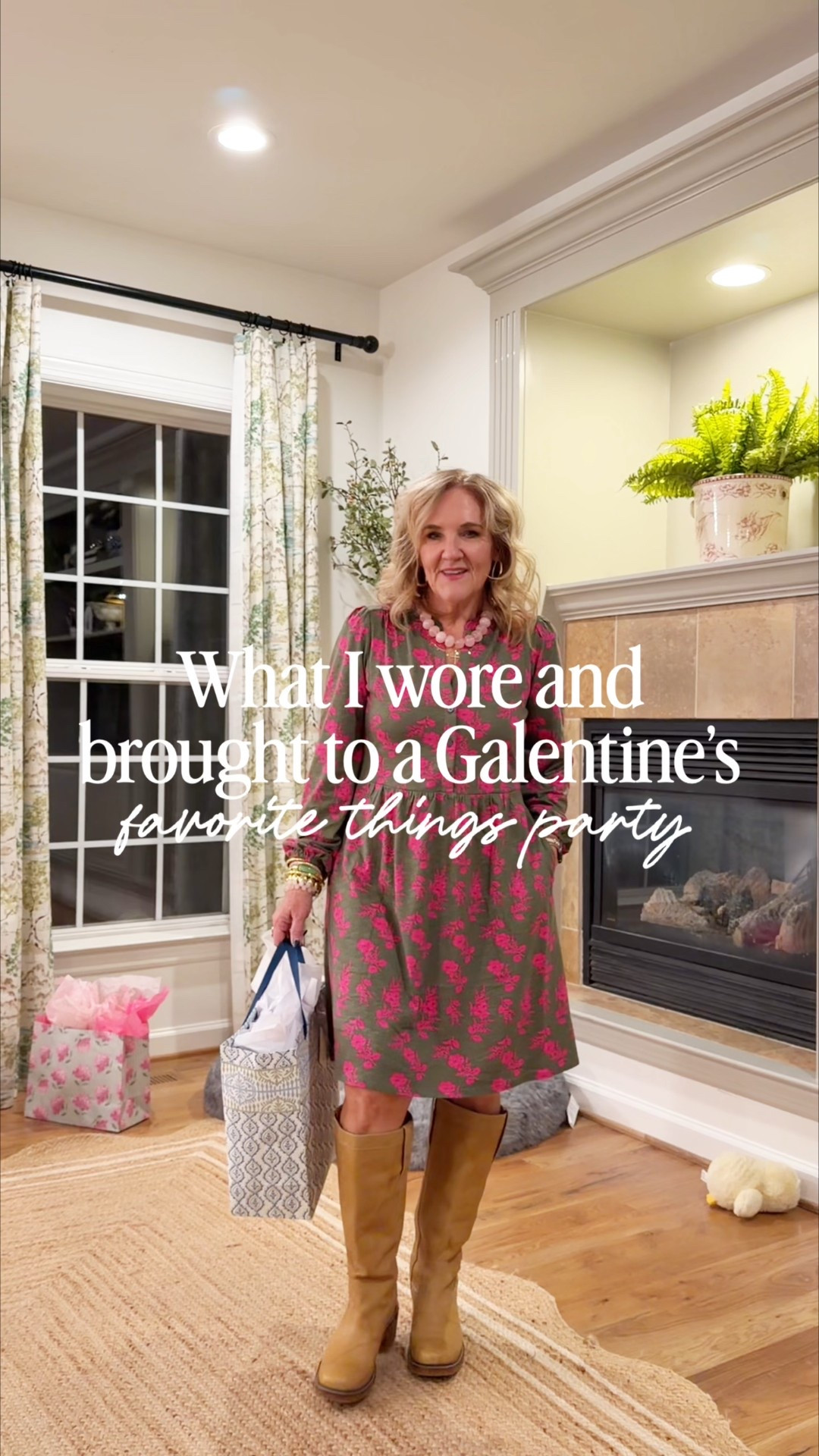 Jersey knit dress from Boden size 10 regular length. Also comes in tall if you want a little more length. 

Frye boots are a favorite especially with dresses. 

Galentines day favorite things party  

#LTKOver40 #LTKSeasonal #LTKValentine