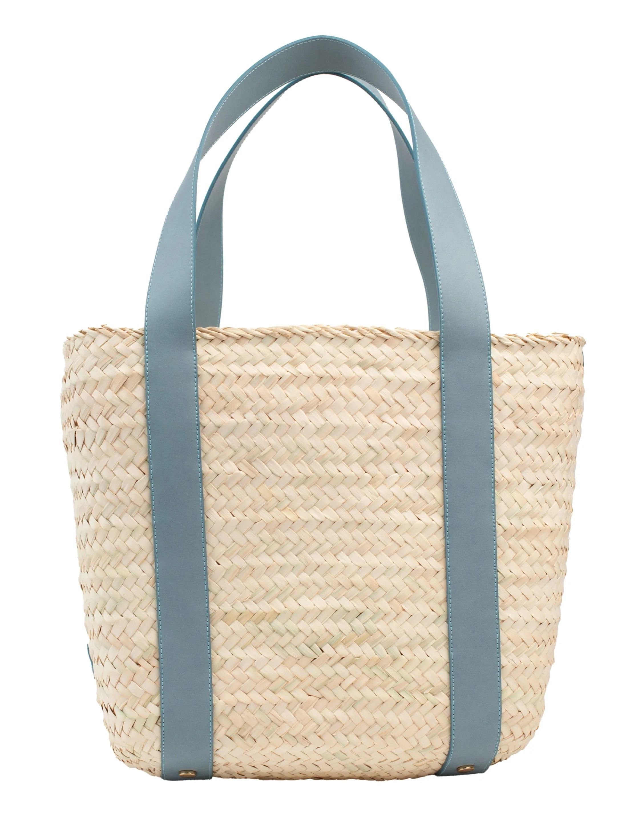 The Maroc Collection | Yasmine Tote in French Blue | Beau & Ro