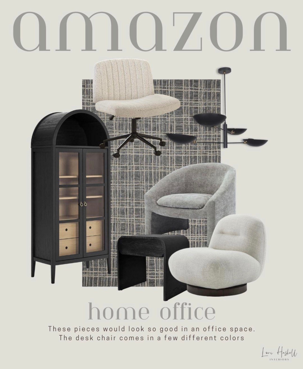 Gray scale home office furniture.

#LTKdayinmylife #LTKOver40 #LTKHome