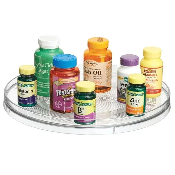 iDesign Recycled Plastic Lazy Susan Turntable Organizer, Pantry, Bathroom, General Storage and Mo... | Walmart (US)