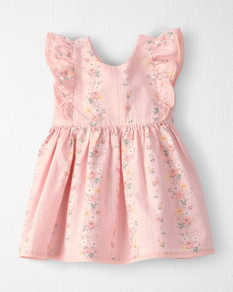 Spring Garden - Baby Girl Ruffle Dress Made with Organic Cotton in Spring Garden Print, Selected | Carter's Inc