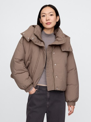 Cropped Duvet Wrap Puffer Jacket | Gap (CA)