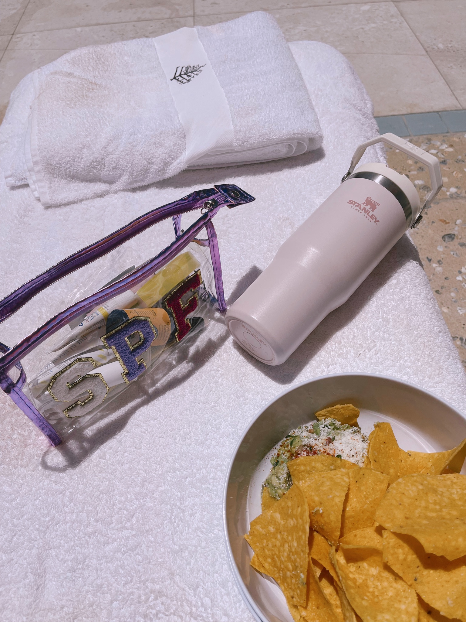 Travel essentials. Love this travel Stanley with the flip top! Also packed up this cute clear SPF bag for my beach tote! 

Amazon finds, packing essentials, Stanley, beach vacation  

#LTKtravel #LTKSeasonal