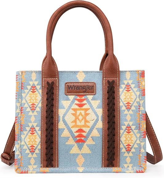 Wrangler Tote Bag Western Purses for Women Shoulder Boho Aztec Handbags | Amazon (US)