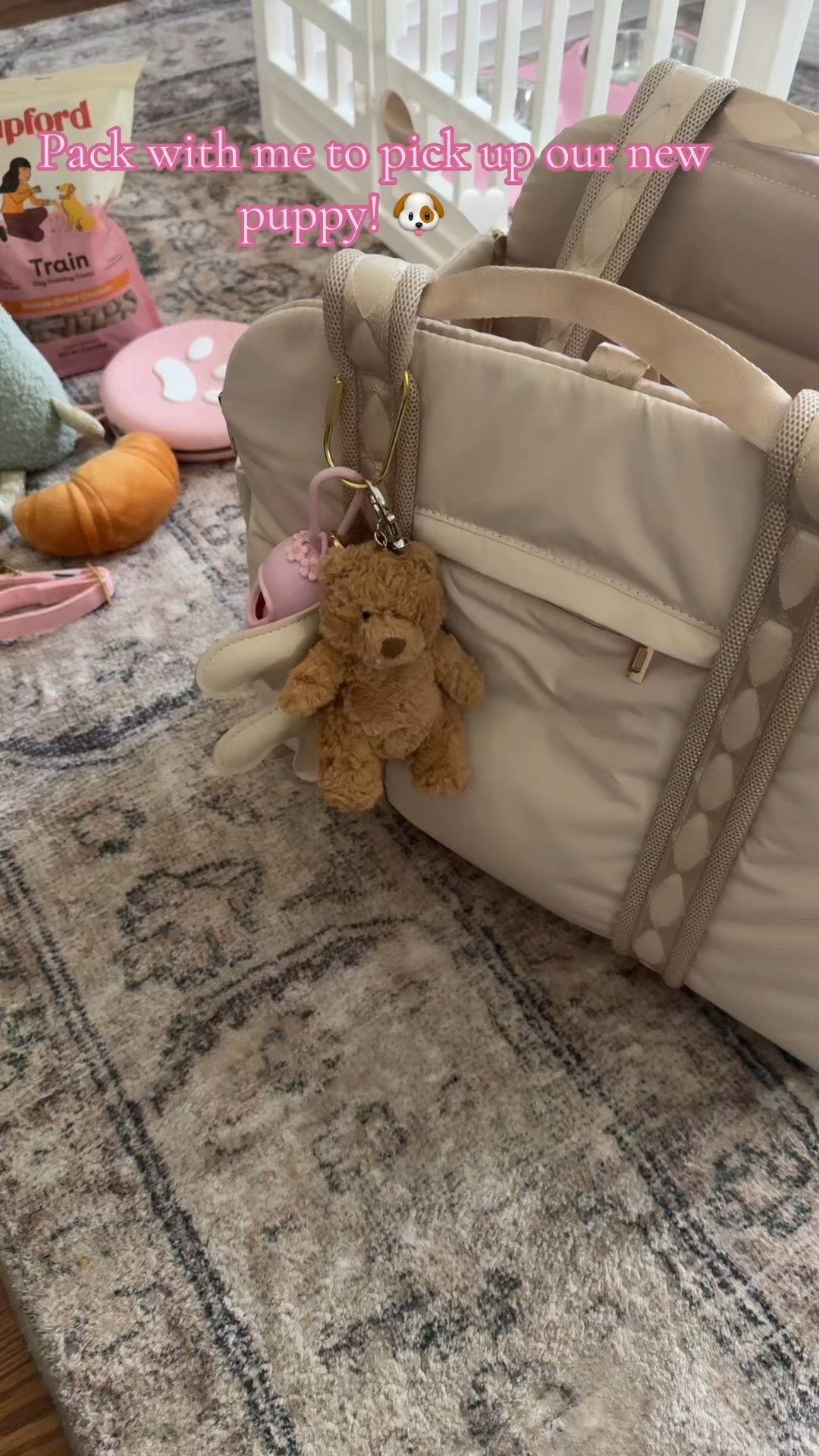 Puppy Essentials! 🐶🤍
Bag is from Pups and Bubs and collar is from the Foggy Dog. 

#LTKFindsUnder100 #LTKgrwm #LTKFindsUnder50