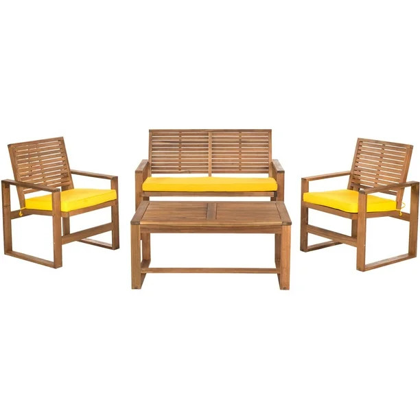 Safavieh Ozark 4-Piece Outdoor Set | Walmart (US)