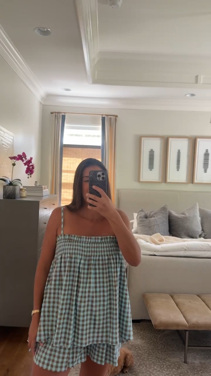 This print is so trendy right now!

got a large for my bump but could stay true to size!

gingham set, gingham sets, bump friendly clothing, pjs, sleepwear, homewear, comfy outfits, Grace White

#LTKootd #LTKgrwm #LTKmomlife