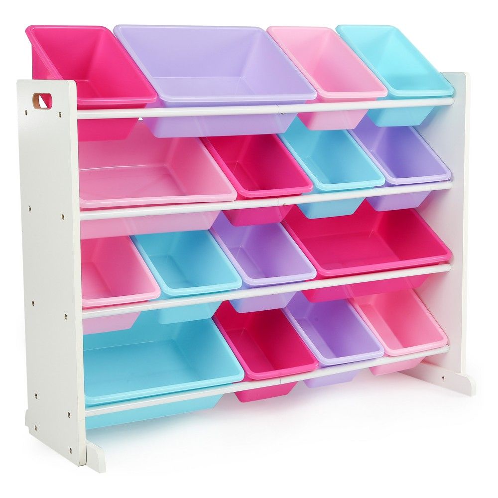 Tot Tutors Forever Super-Size Toy Organizer White/Pink | Target