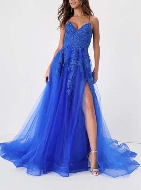 Feel like a princess in the Everlasting Enchantment Royal Blue Embroidered Tulle Maxi Dress! This beautiful dress is under $200.

Keywords: Wedding guest, ball gown, formal dress, Fall wedding, formal dresses, party dress, wedding guest dress 



#LTKSale 

#LTKparties #LTKSeasonal