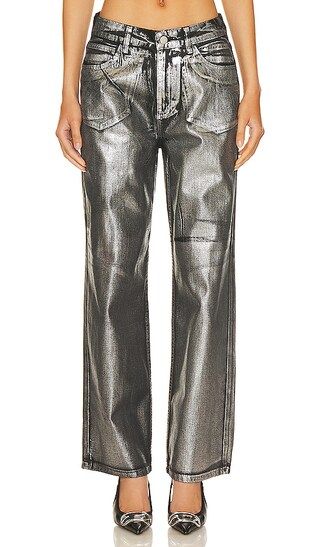 Jessie Pant in Silver | Revolve Clothing (Global)