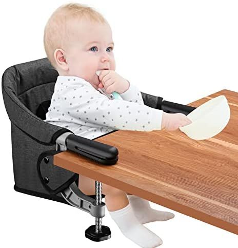 Hook On Chair, Clip on High Chair, Fold-Flat Storage Portable Baby Feeding Seat, High Load Design... | Amazon (US)