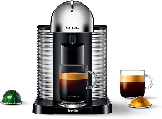 Breville BNV220CRO Vertuo Coffee and Espresso Machine by Breville, normal, Chrome | Amazon (US)