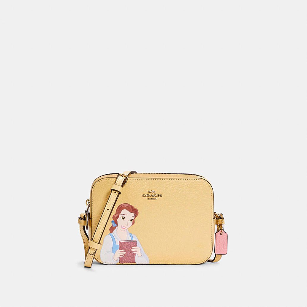 Disney X Coach Mini Camera Bag With Belle | Coach Outlet