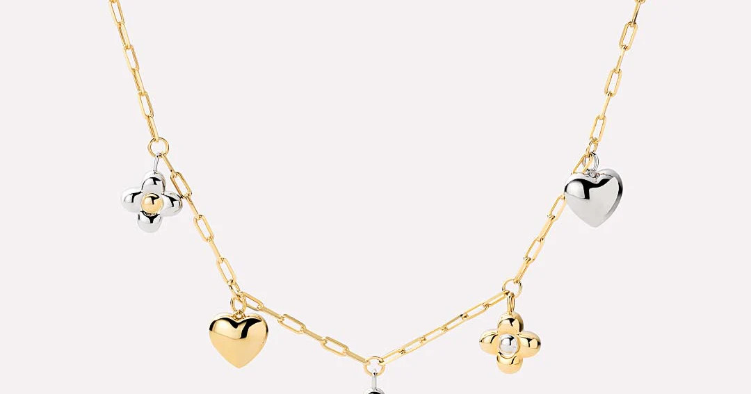 Home/Necklaces/Statement Necklaces/Charm Necklace - Azura Charm Necklace | Ana Luisa