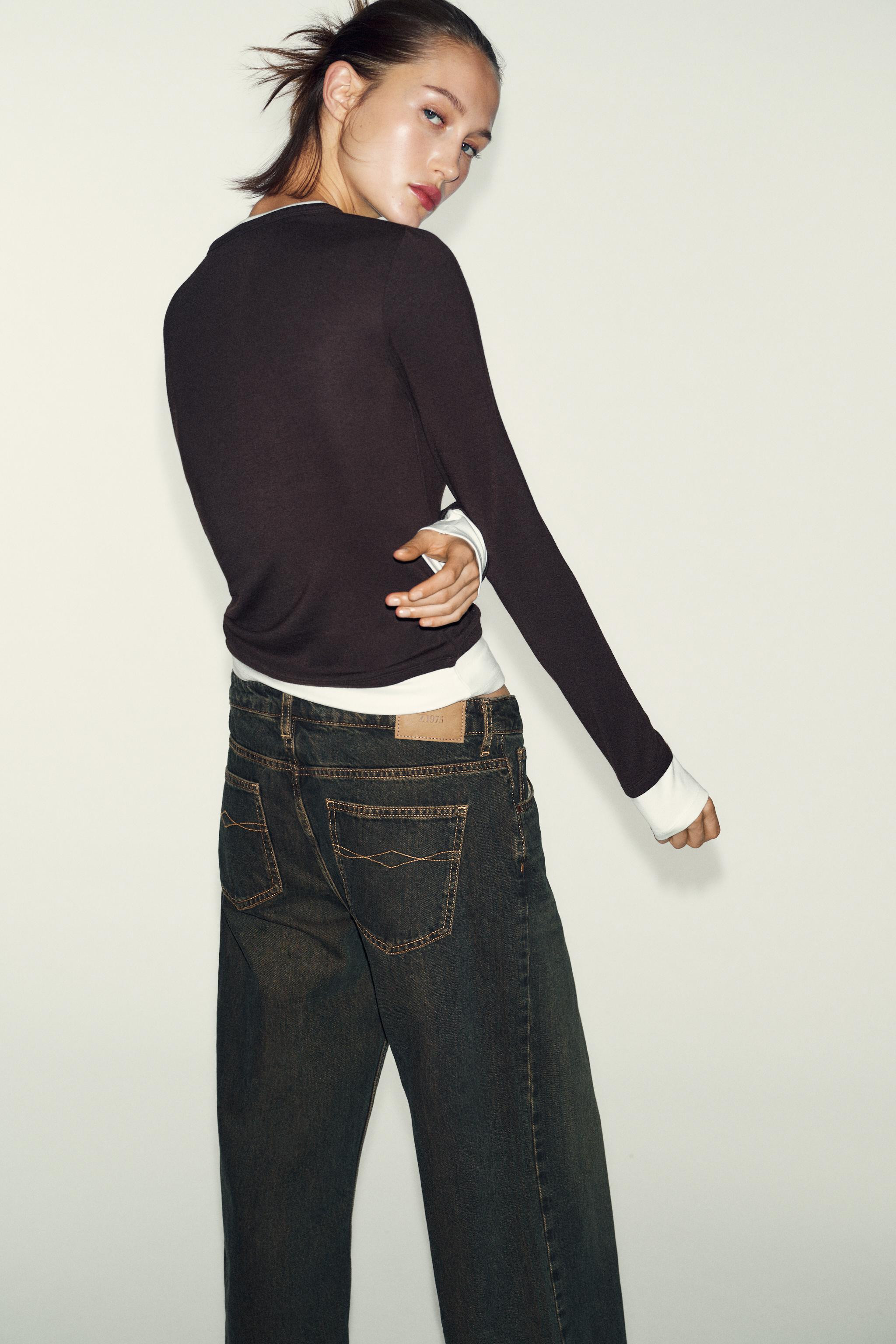 DOUBLE CONTRAST T-SHIRT | Zara US