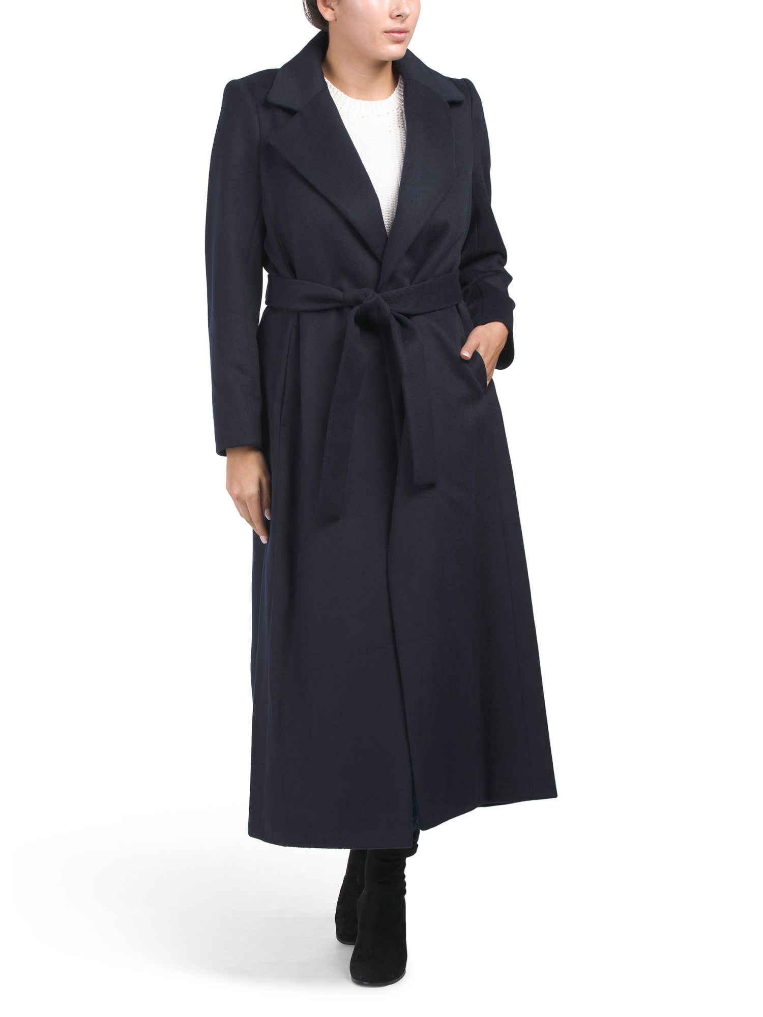 Wool Blend Daphne Wrap Coat | Midweight Jackets | Marshalls | Marshalls