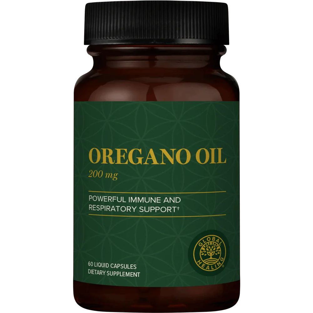 Organic Oregano Oil Capsules - Vegan Liquid Oil of Oregano | Global Healing Center