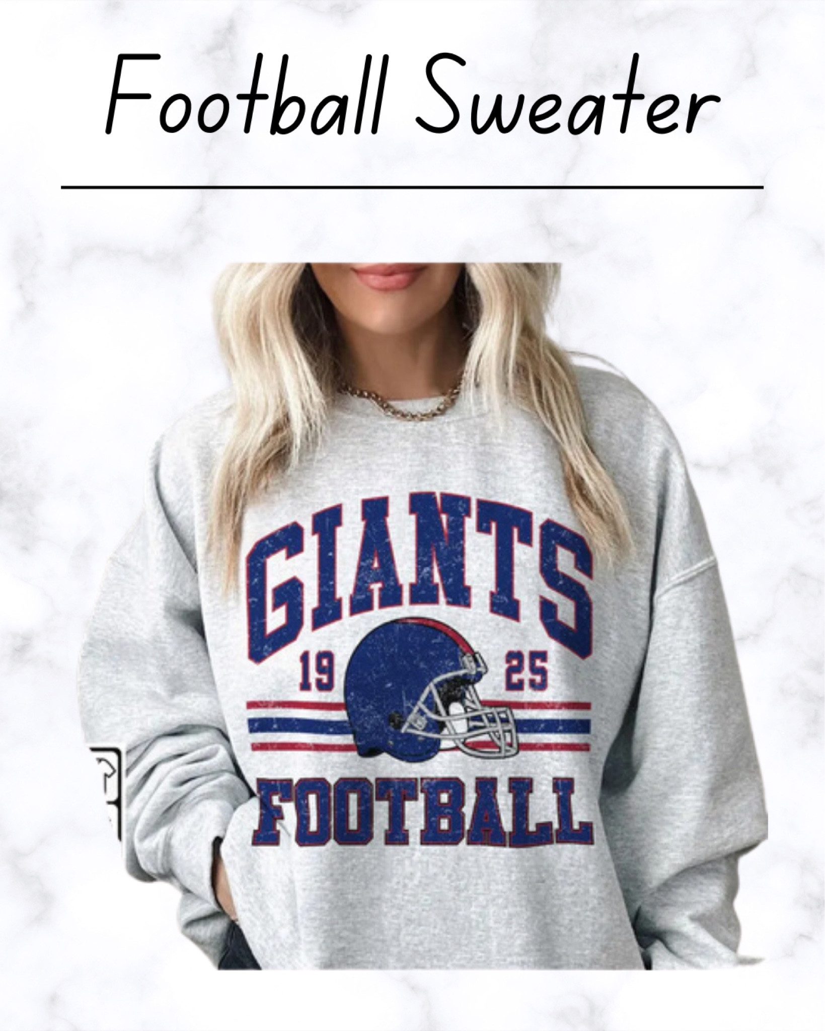 Check out this football sweater on Etsy

NFL sweatshirt, nfl sweater, football sweatshirt, football game day outfit, football outfit, football jersey, football game, football shirt, football game day, football party, fashion, New York Giants 

#LTKstyletip #LTKautumn #LTKgiftguide