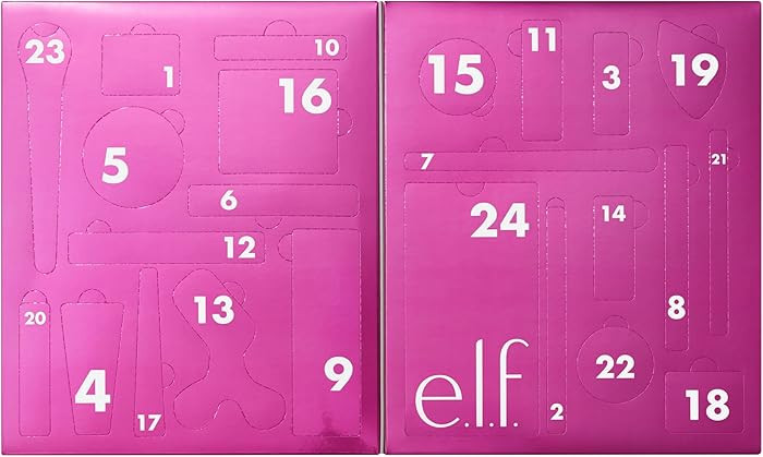 e.l.f. Sleigh the Holidays 24-Day Advent Calendar 2025, Skincare Essentials & Festive Makeup In L... | Amazon (US)