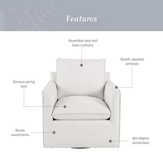 My Texas House Swivel Accent Chairs | Walmart (US)