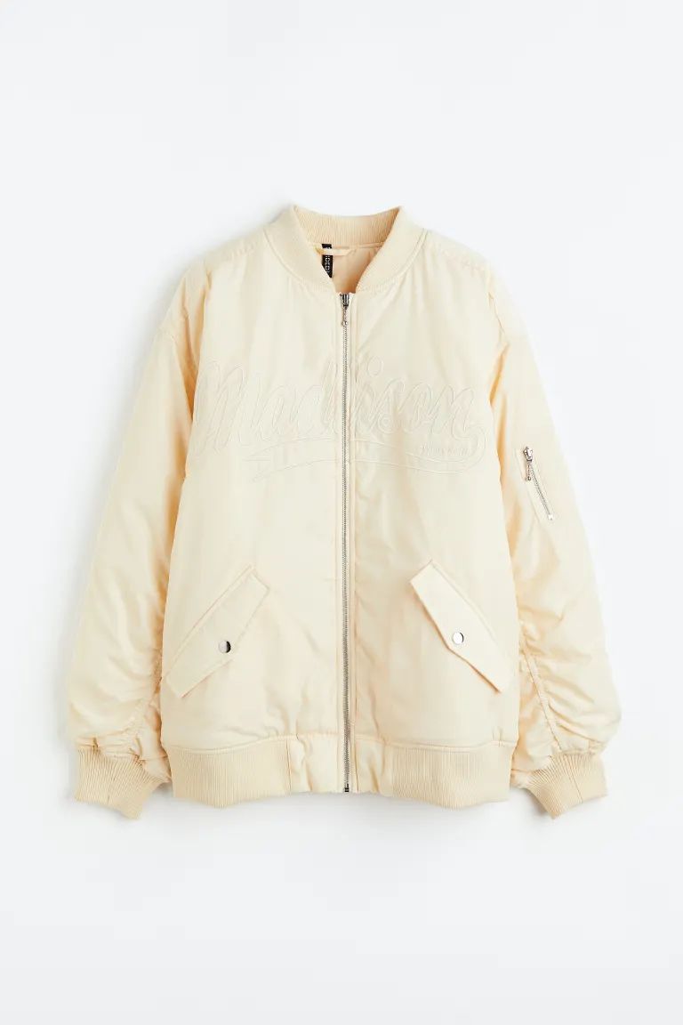 Embroidered Bomber Jacket | H&M (US + CA)