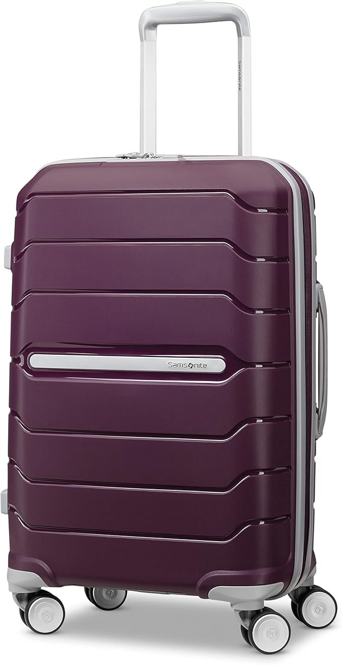 Samsonite Freeform Hardside Expandable with Double Spinner Wheels, Carry-On 21-Inch, Amethyst Pur... | Amazon (US)