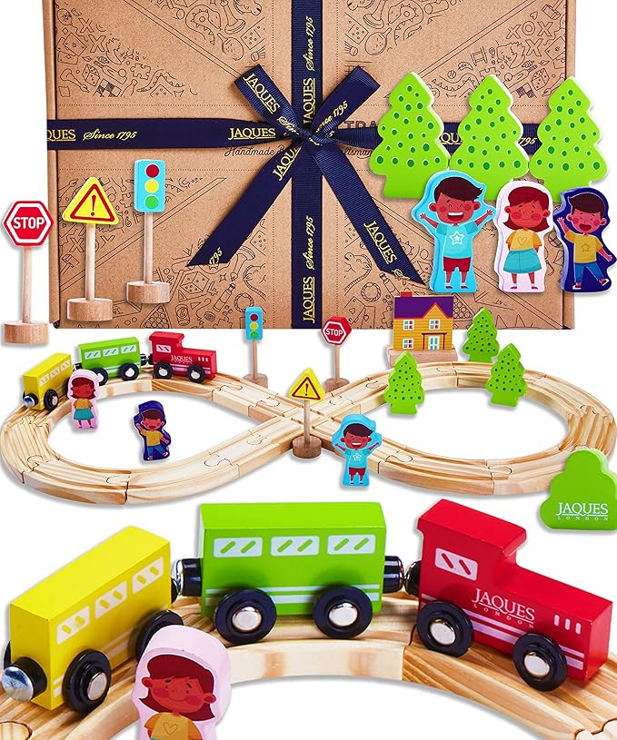 Jaques of London Wooden Train Set | Wooden Toys for 3 4 5 Year Olds | Toy Train for Kids | Toddle... | Amazon (UK)