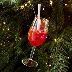 Glass Aperol Spritz Ornament | West Elm (US)