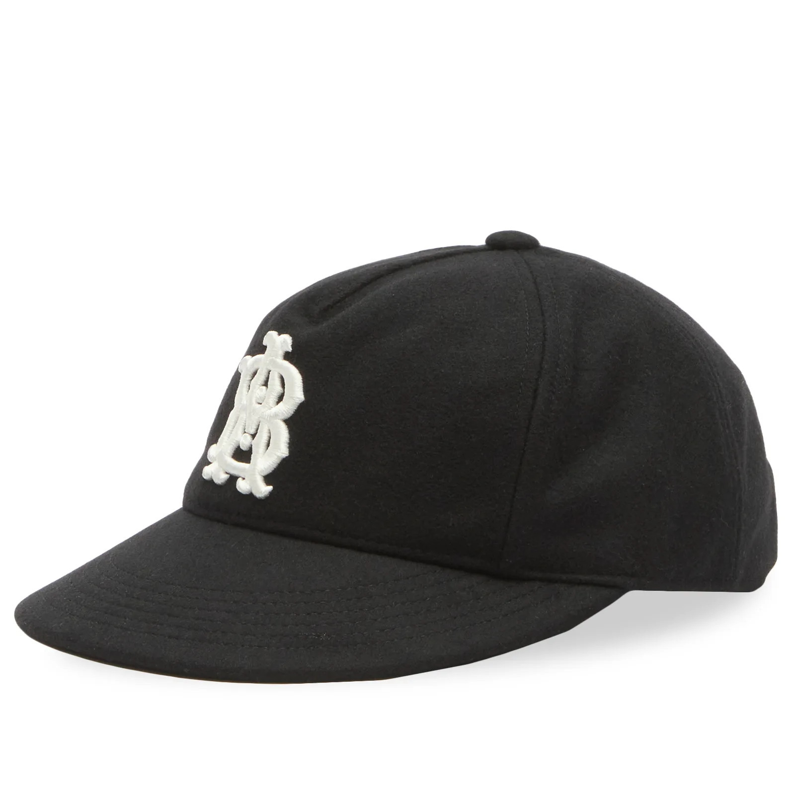 about:blank Men's Monogram Cap Black/Ecru | END. Clothing