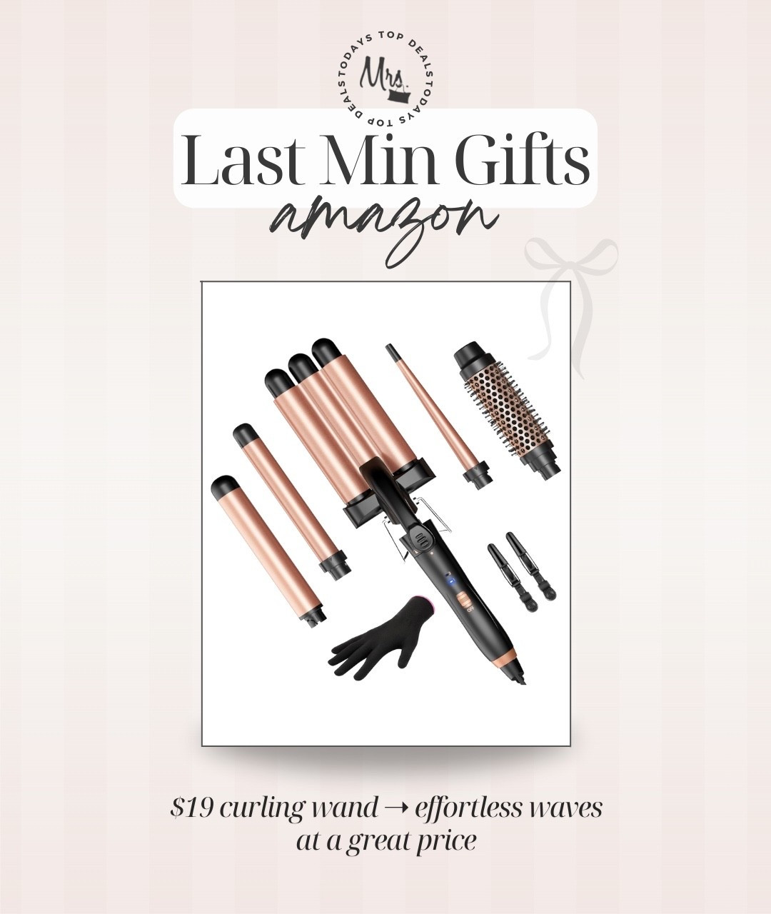 $19 curling wand ➝ effortless waves at a great price at checkout!!

#LTKHoliday #LTKSaleAlert #LTKGiftGuide