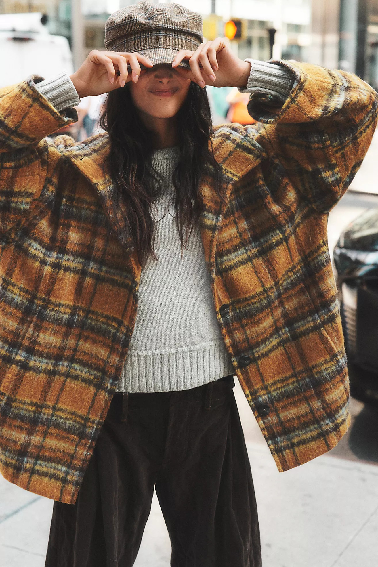 Beau Plaid Cocoon Coat | Free People (Global - UK&FR Excluded)