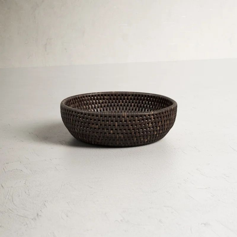 Camden Handmade Wicker/Rattan Decorative Bowl 1 | Wayfair North America